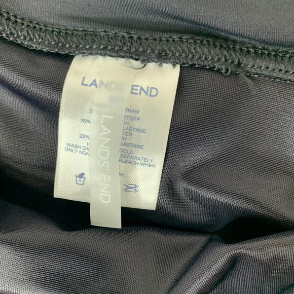 Lands End Black Mini Skort Swim Bottom Sz 20W - Picture 3 of 5